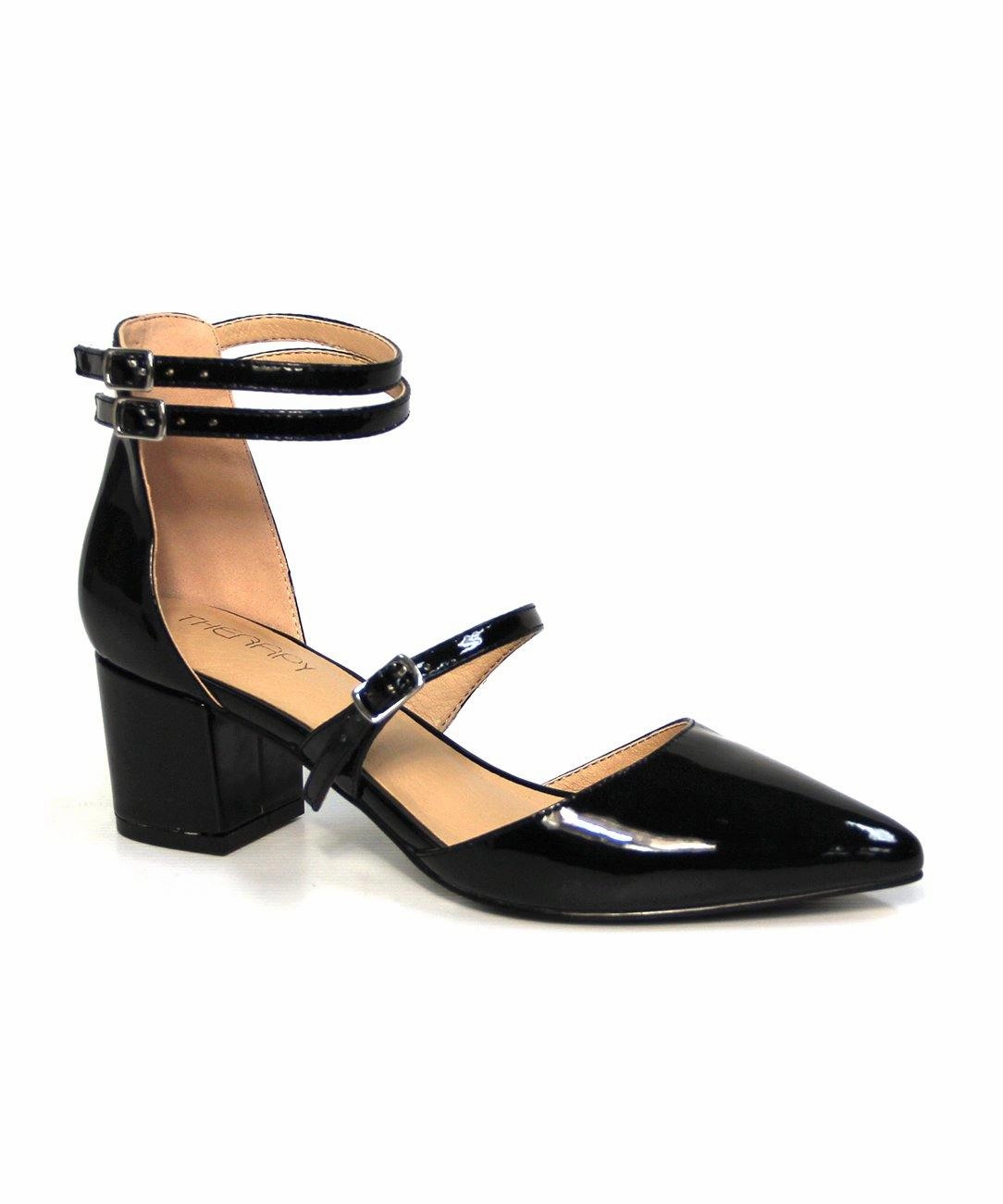 Comfortable Soles Lilian Black Patent *FINAL SALE*