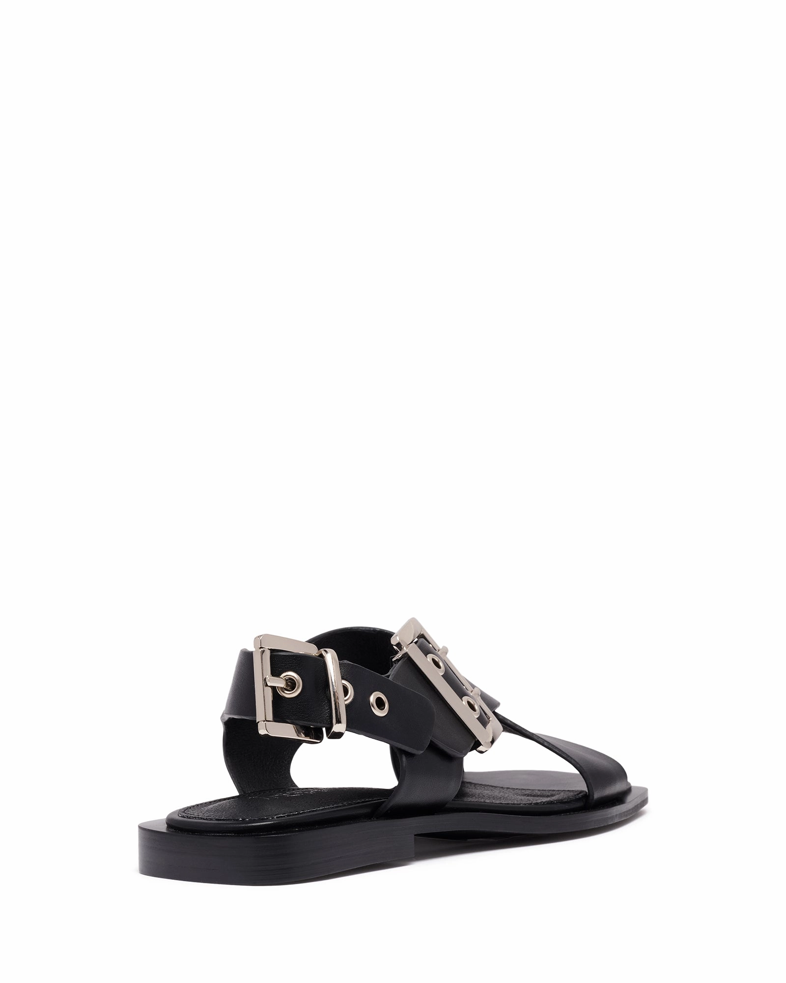 Easy Slingback Flat Black Smooth Abrasion resistant