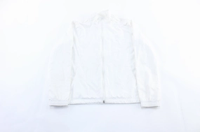 Recognize Women's Adidas Logo White Zip Up Jacket