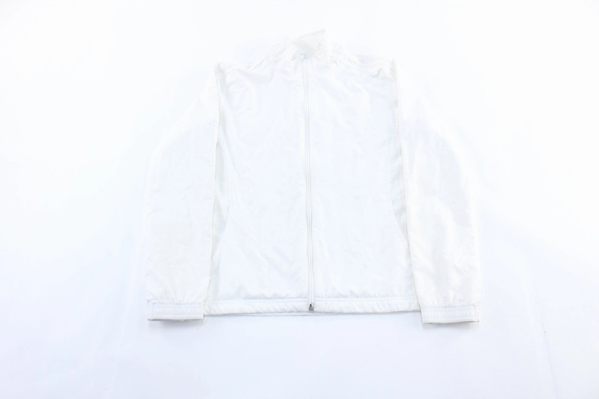 Recognize Women's Adidas Logo White Zip Up Jacket
