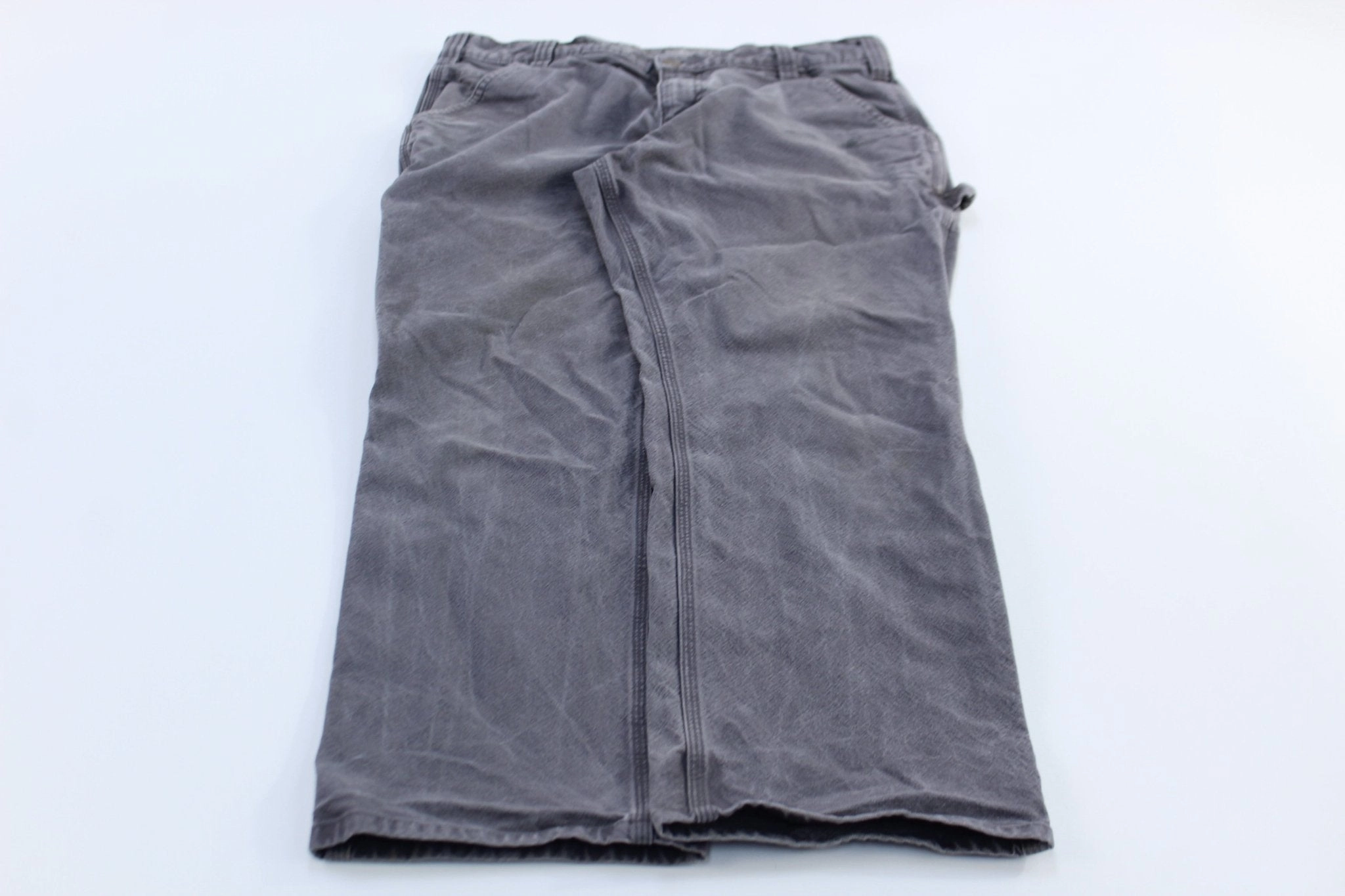 Carhartt Logo Patch Grey Relaxed Fit Pants hypoallergenic material