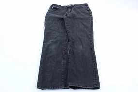 Women's Lauren Ralph Laurens Black Denim Jeans TaglessComfort Non Slip Waistband