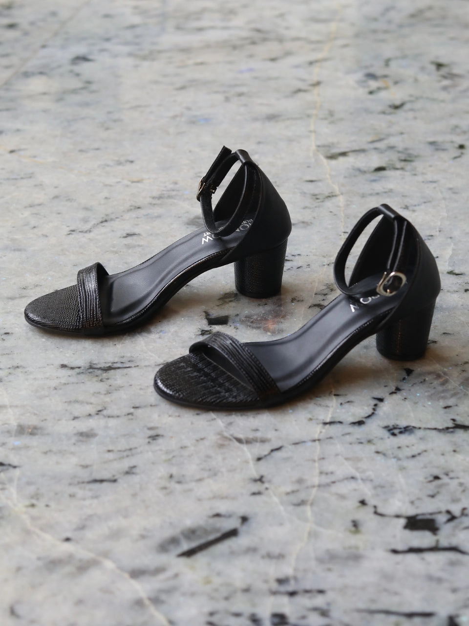 New Wear Body Balance Ellery Black Block Heels