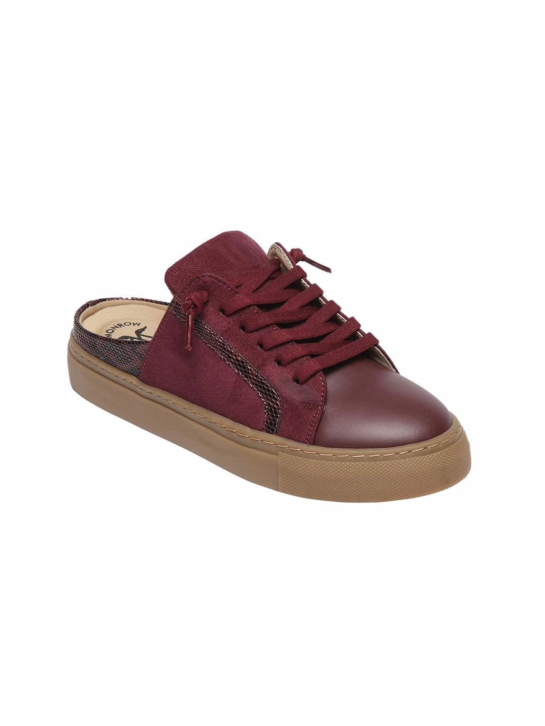 Phylon Midsole Fresh Move Nicola Maroon Flat Sneakers