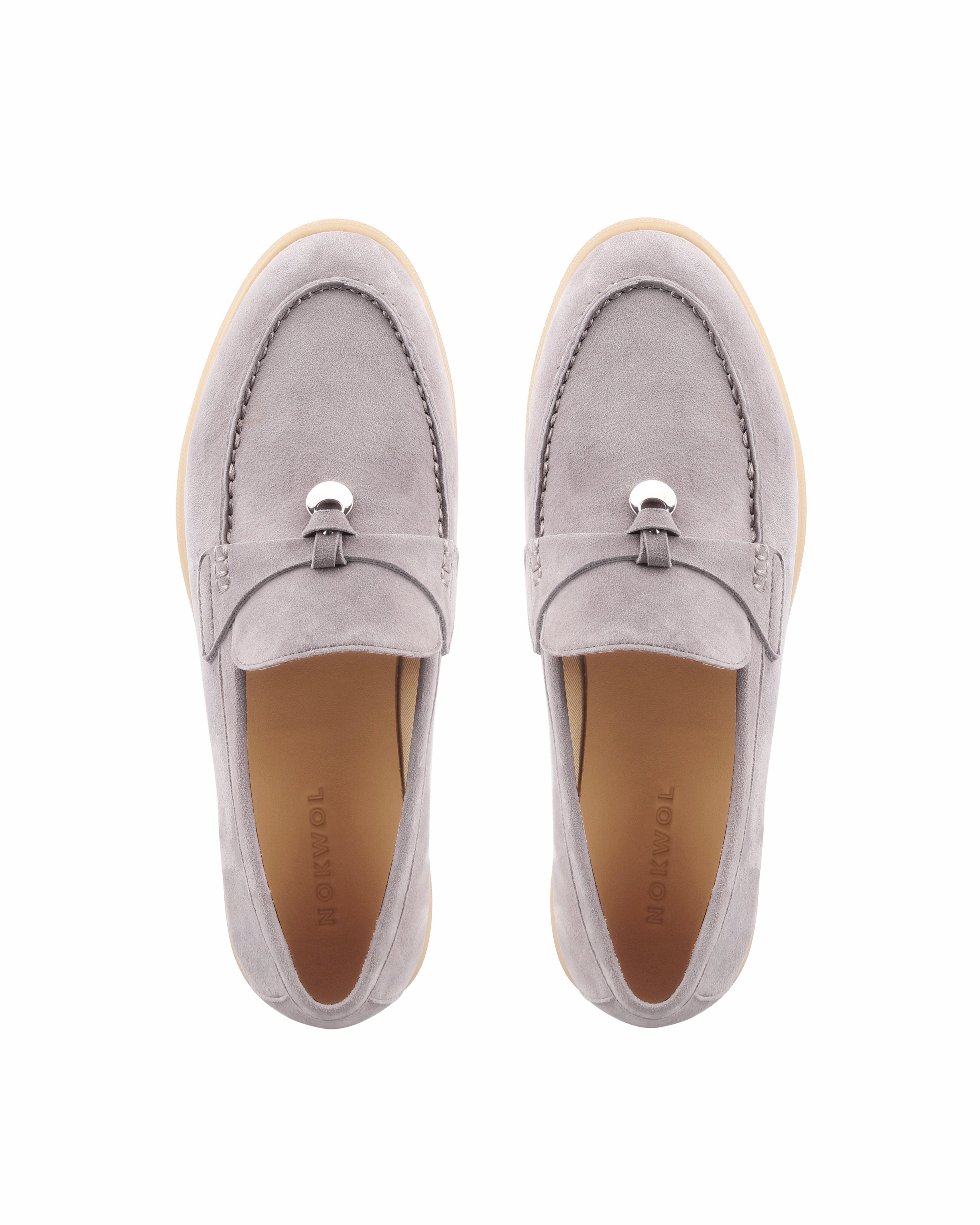 Soft Padding Smooth Dash Jamie Grey Suede