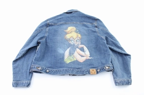 Girl's The Disney Store Tinker Bell Denim Jacket Endure