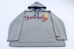 Tradition Double layer fabric Women's Looney Tunes Embroidered Tweety Fleece Pullover