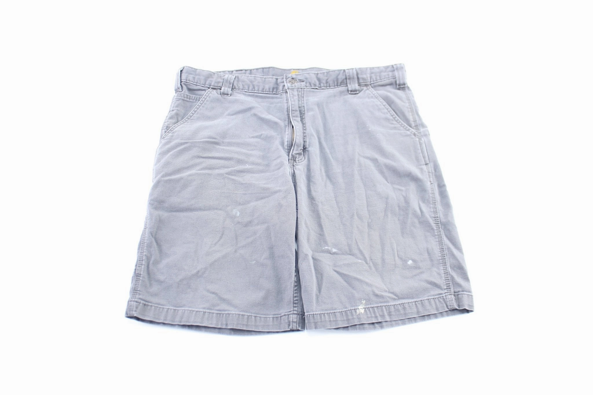 Minimal Vibe Carhartt Logo Patch Grey Carpenter Shorts