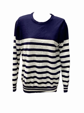 NWT BeNancy Women's Sweater Navy XL Cashmere Blend