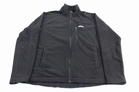Warm Comfort Breathable Layer Women's Patagonia Logo Patch Black Fleece Zip Up Jacket