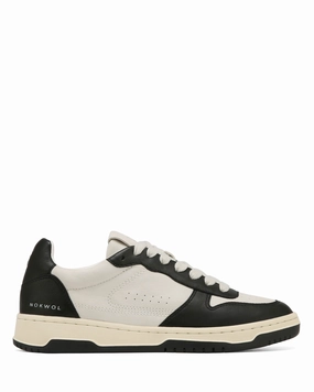 Evie Black/Off White Leather Stay Flexible Relaxed Feel