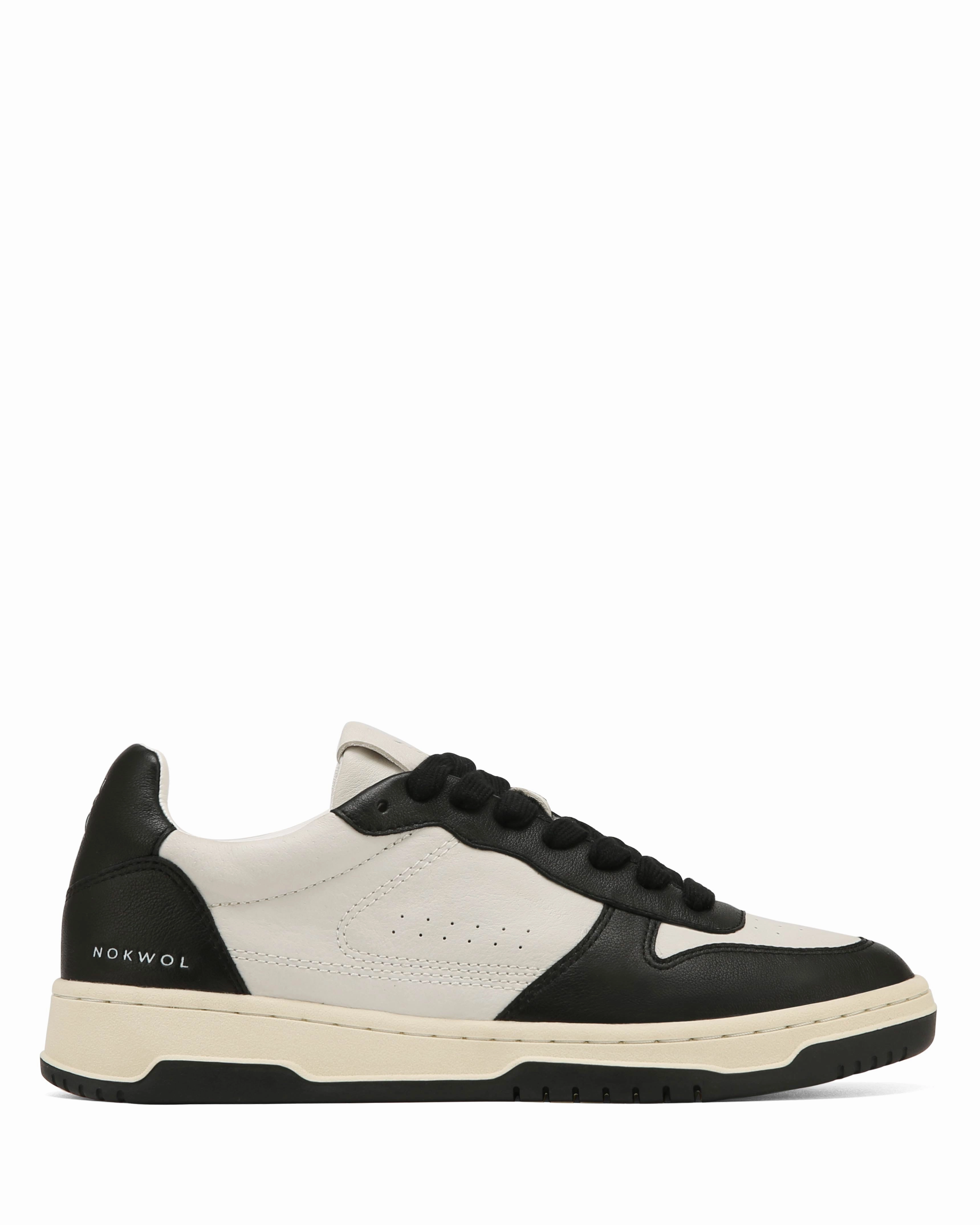 Woven Texture Drive Motion Evie Black/Off White Leather