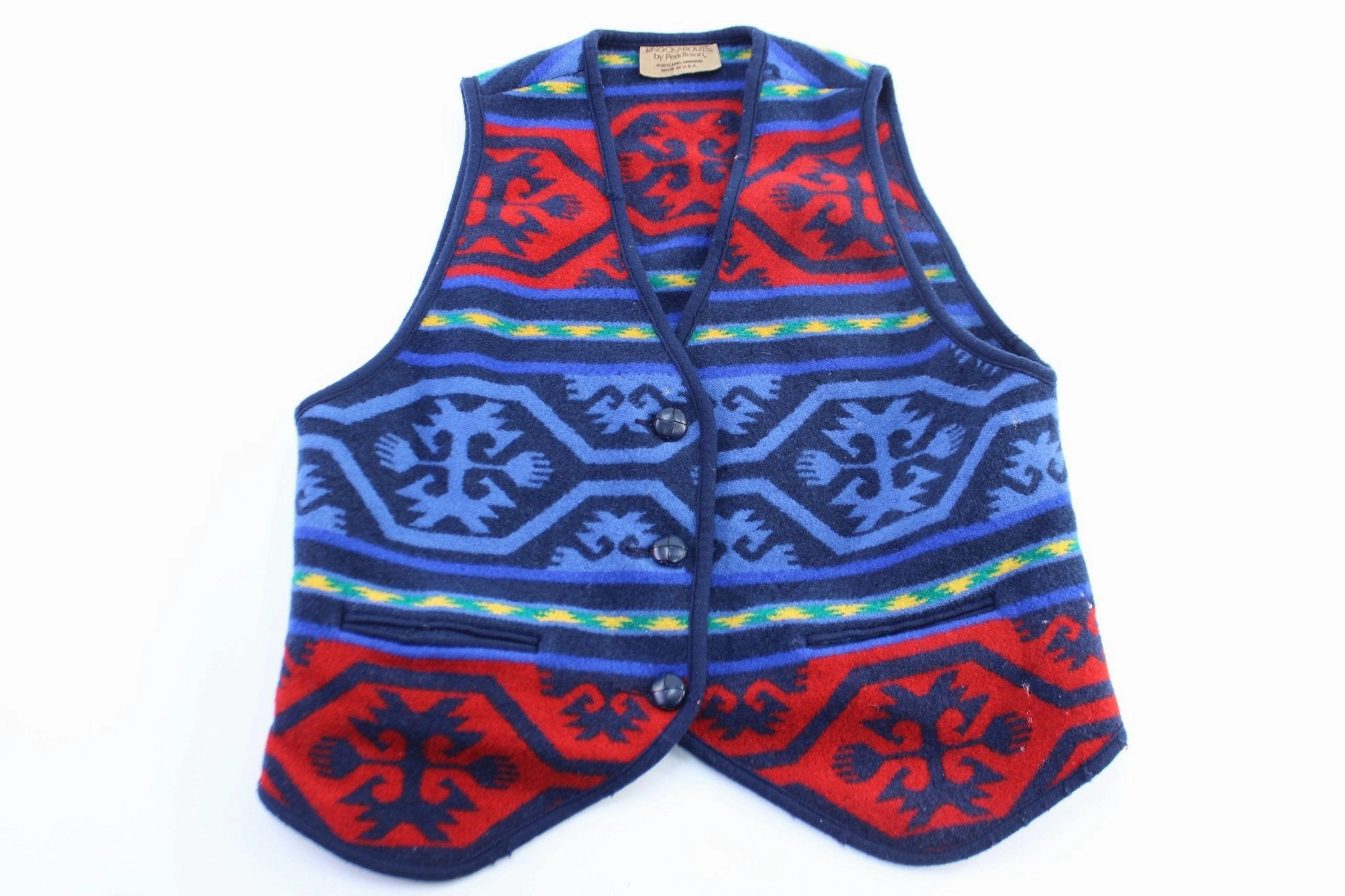 Women's Vintage Knockabouts by Pendleton Patterned Vest Draw Active Fashion