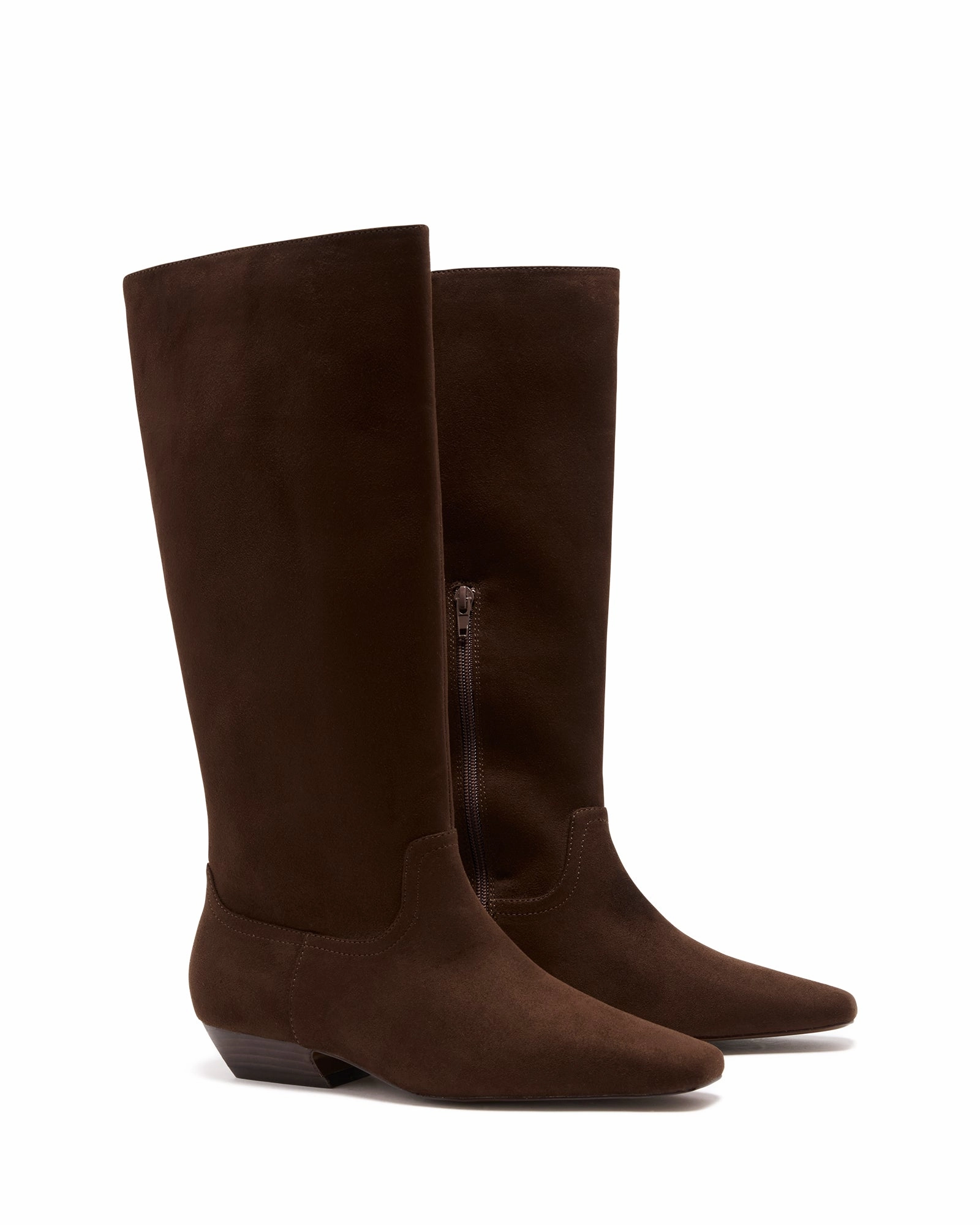 Xavier Tall Boot Chocolate Suede Premium Cushion Rugged Built All Day Worker