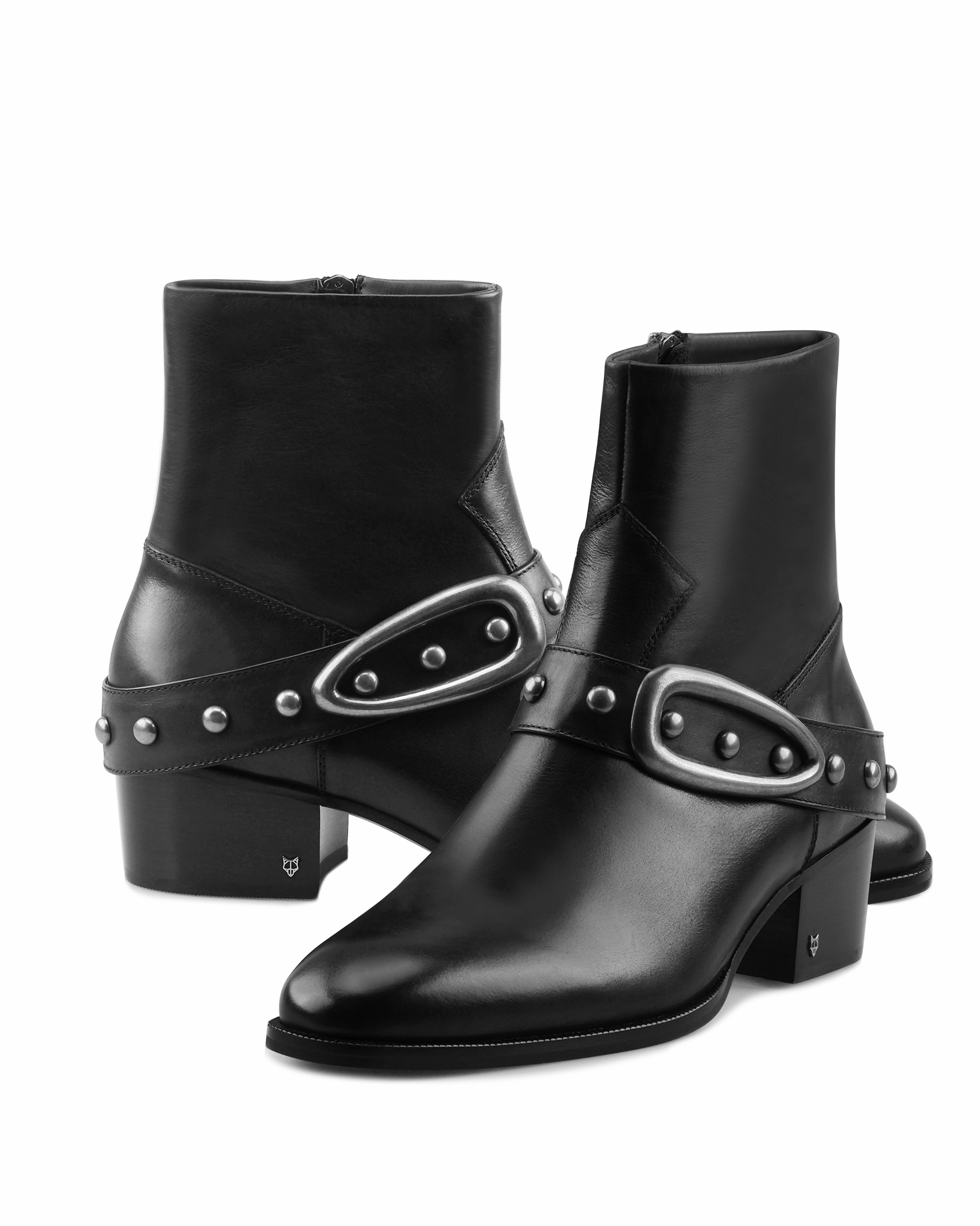 The Hollywood Boot Black Leather Strap Safe