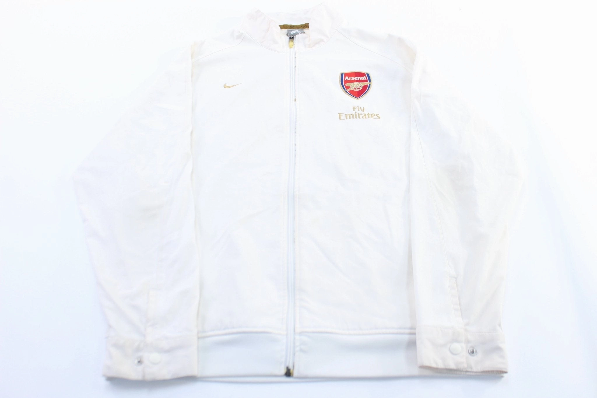 Chilly Day Gear Nike Embroidered Logo Arsenal Soccer Zip Up Jacket