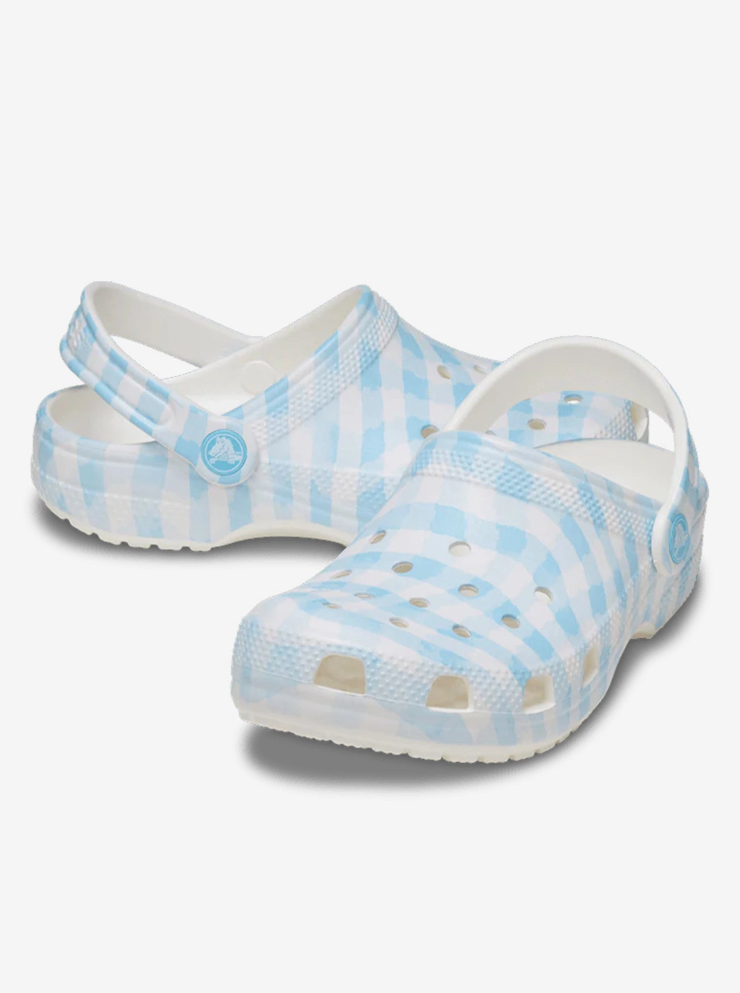 Classic Gingham Clog Unisex foggy - day shoes