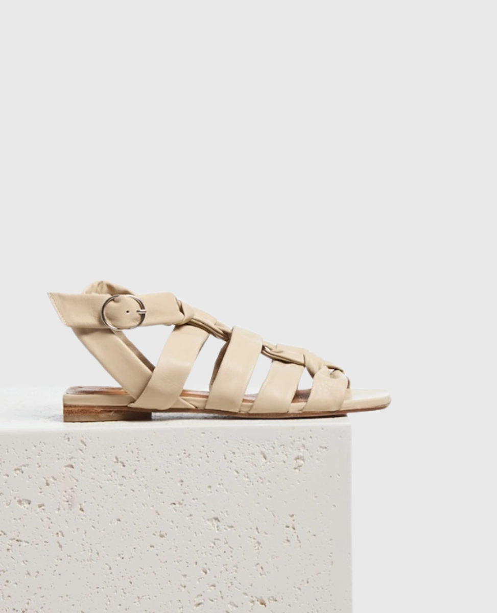 Easy Entry Woven Flair Sandal