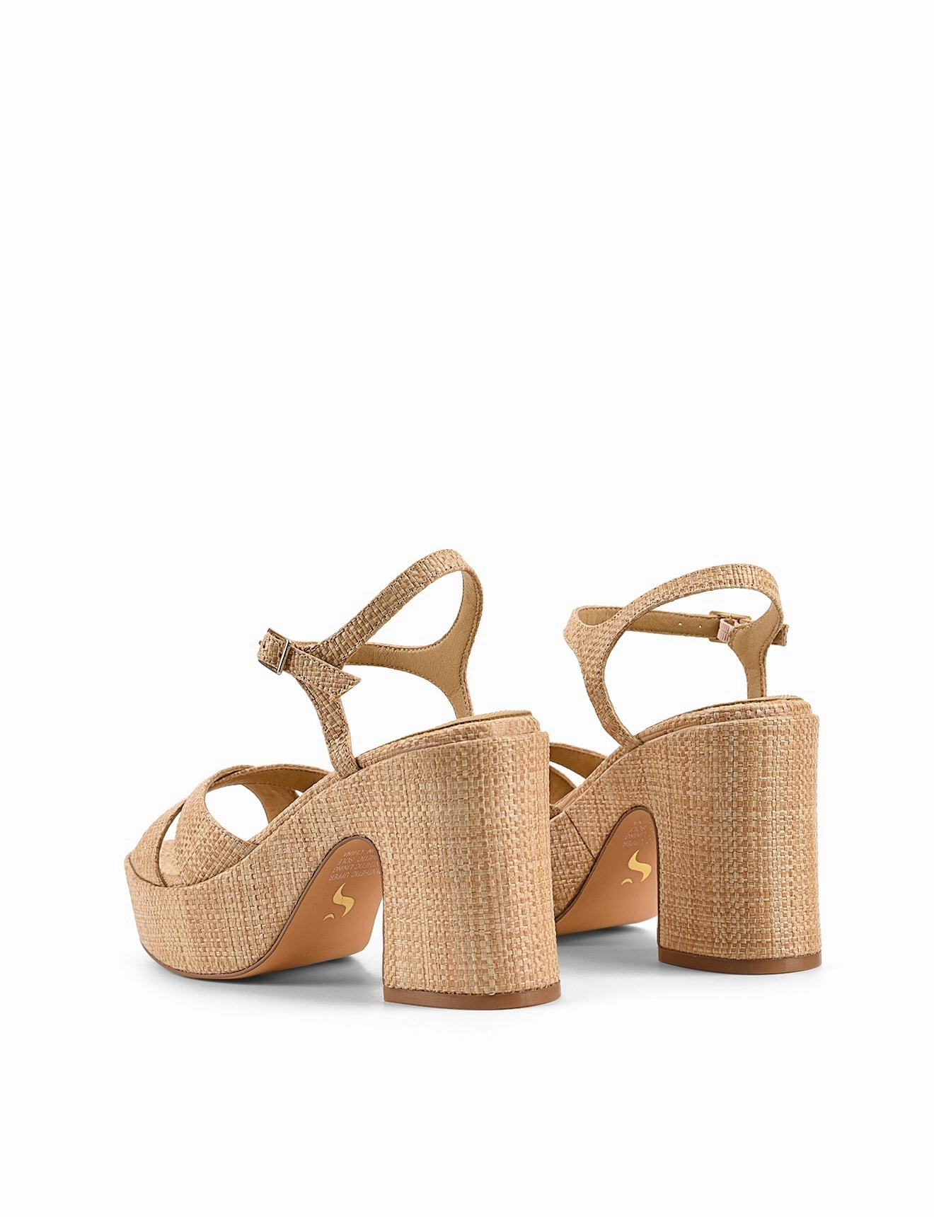 Life Wear Misty Platforms - Natural Raffia