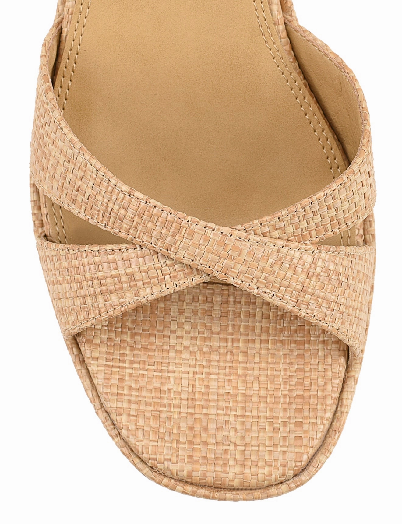 Misty Platforms - Natural Raffia Pull Step