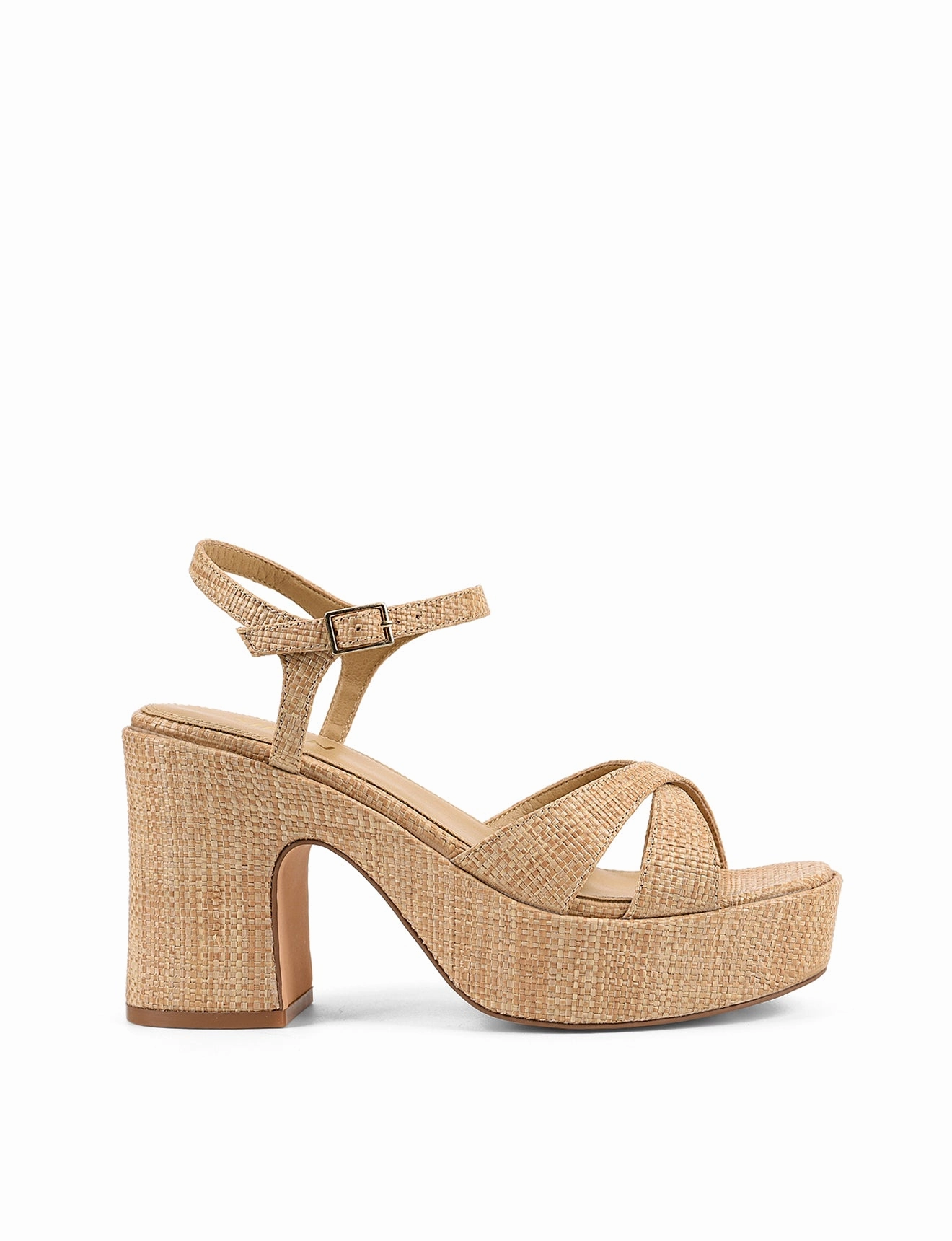 Misty Platforms - Natural Raffia Quiet Walk