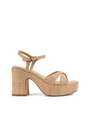 Misty Platforms - Natural Raffia Quiet Walk