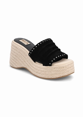 PALMIRA - BLACK Premium Footwear Statement Color