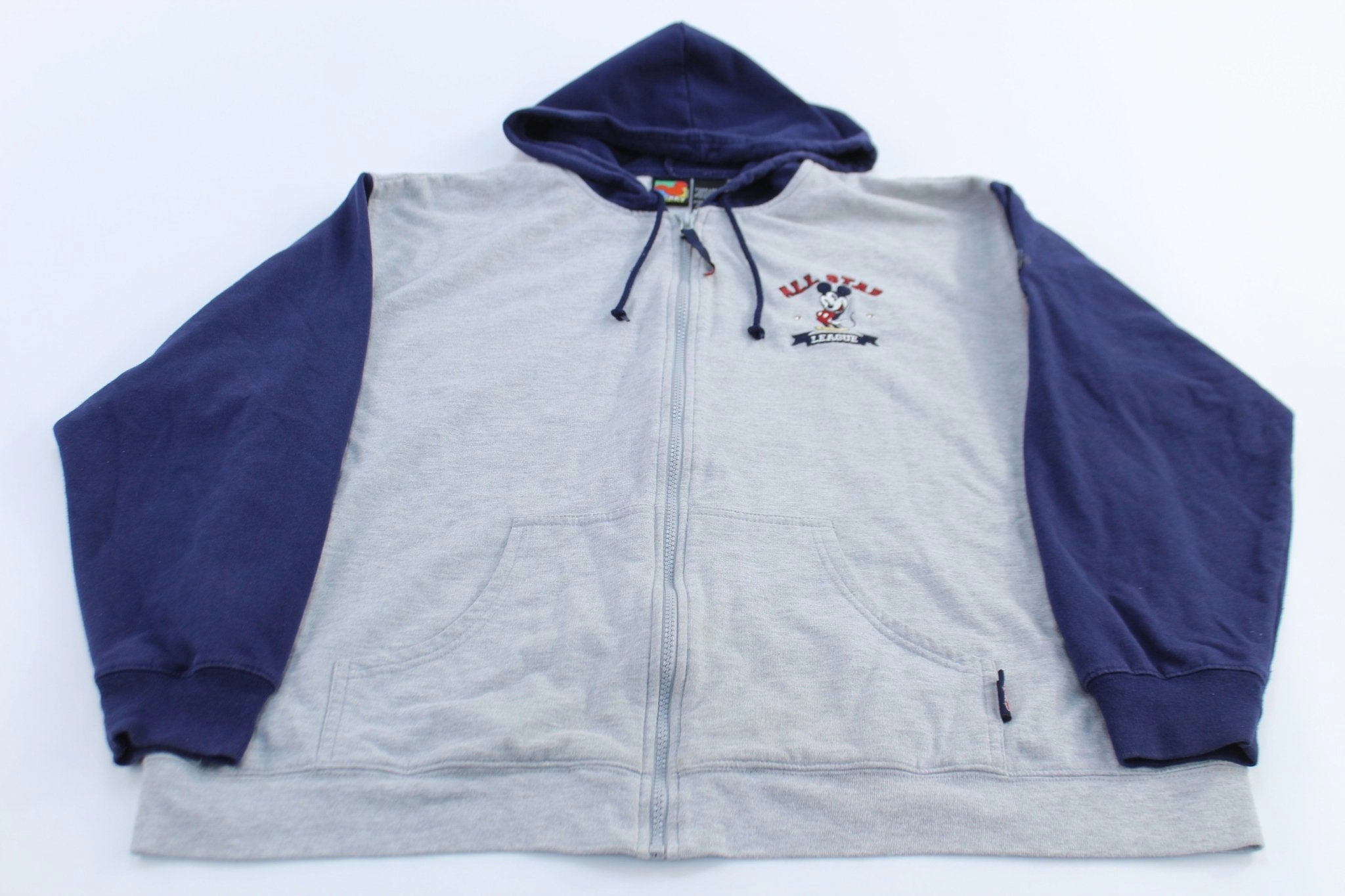 Quilted Inner Layer traveler Women's Mickey Unlimited Embroidered All Star League Zip Up Hoodie