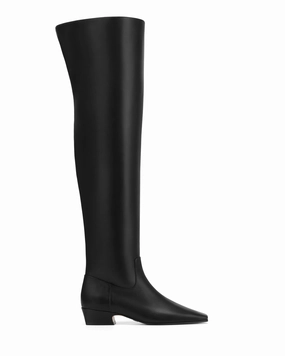 Cold-Weather Fashion Fly Black Leather