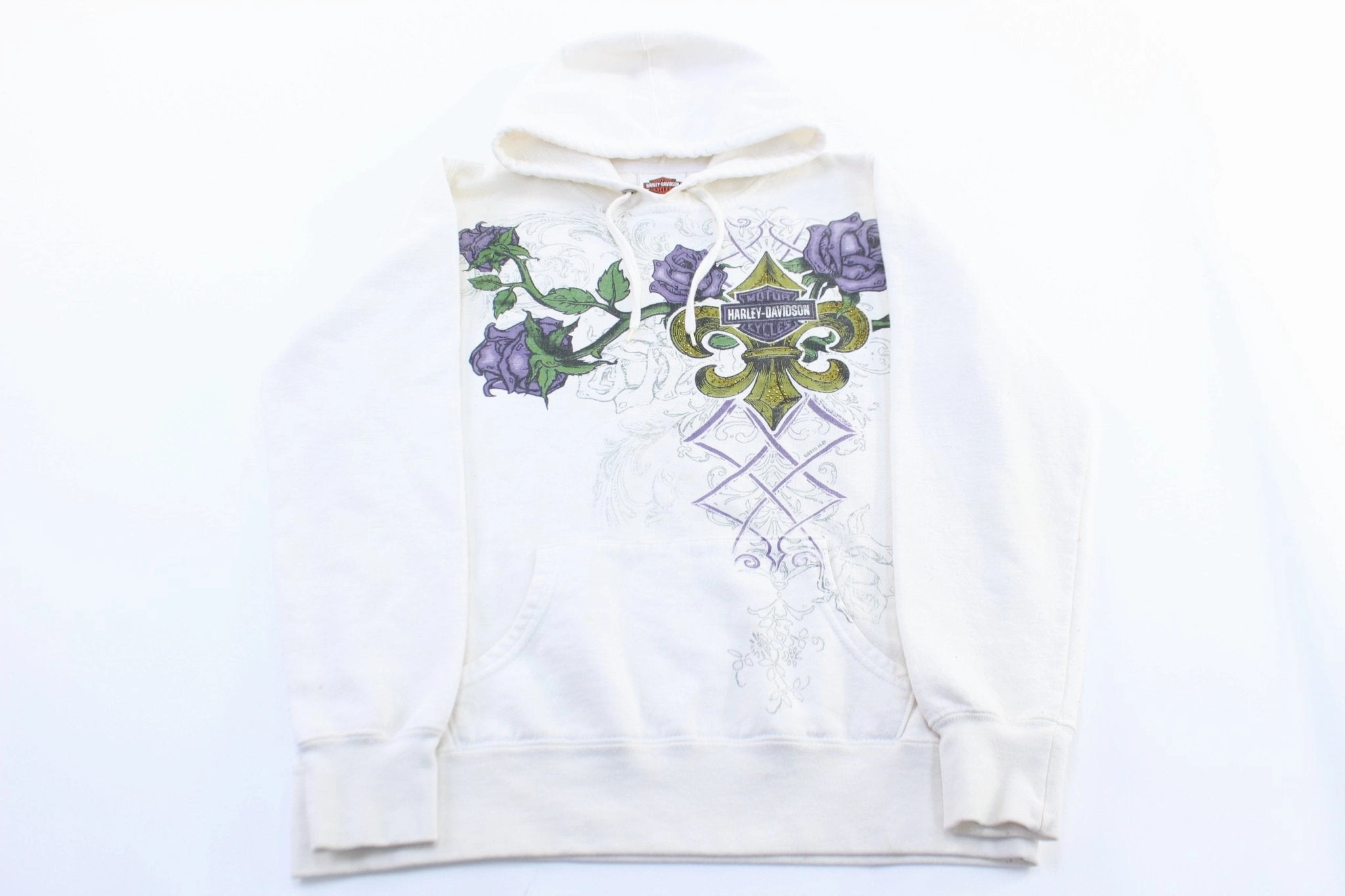 Women's Harley Davidson Motorcycles Graphic Pullover Hoodie half-zip futuristic