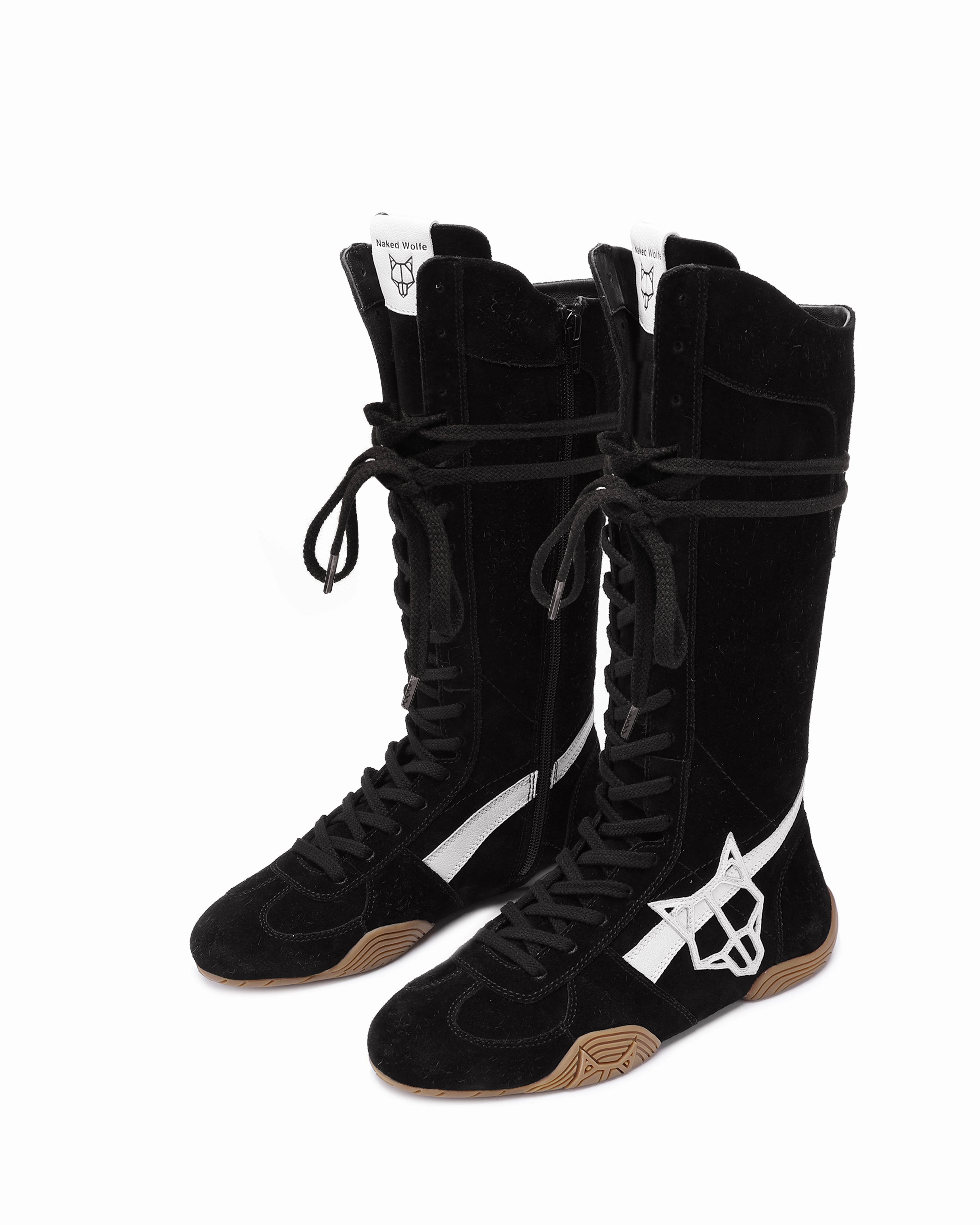 Betsy Black Suede Film Look Support Focus