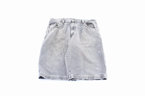 Fubu Collection Grey Wash Denim Shorts HypoallergenicFabric