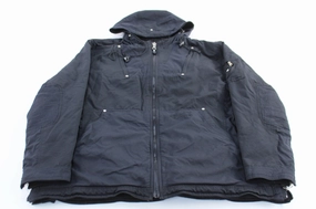 Y2K Ecko Function Black Reversible Zip Up Jacket UltraLight Packable Design