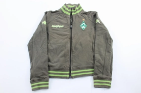 suitable for volunteer work Women's Kappa Embroidered Logo Werder Bremen Zip Up Jacket