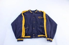 Gap Embroidered Blue & Yellow Varsity Tradition USW 56 Jacket Casual Fit