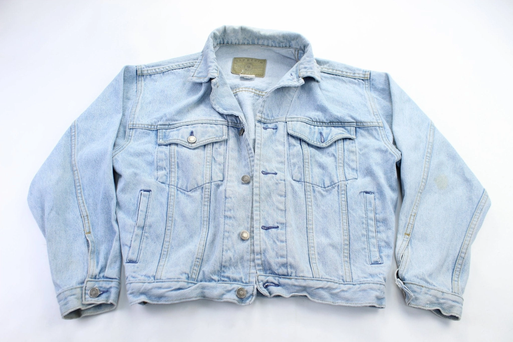 work event multiple pockets Gap Light Wash Denim Jacket