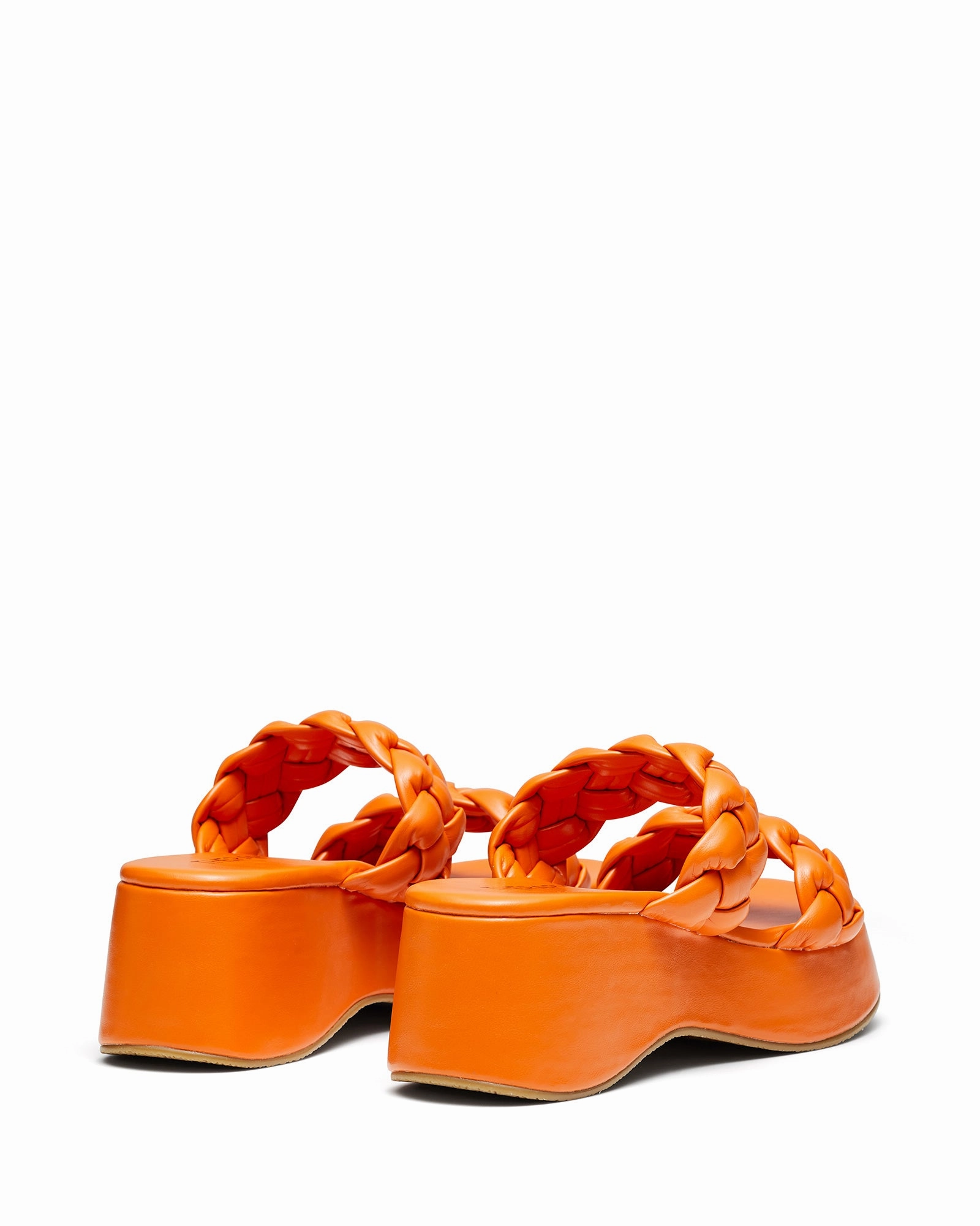 High Rebound Foam Chic Sandals for Every Day Christy Tangerine *FINAL SALE*