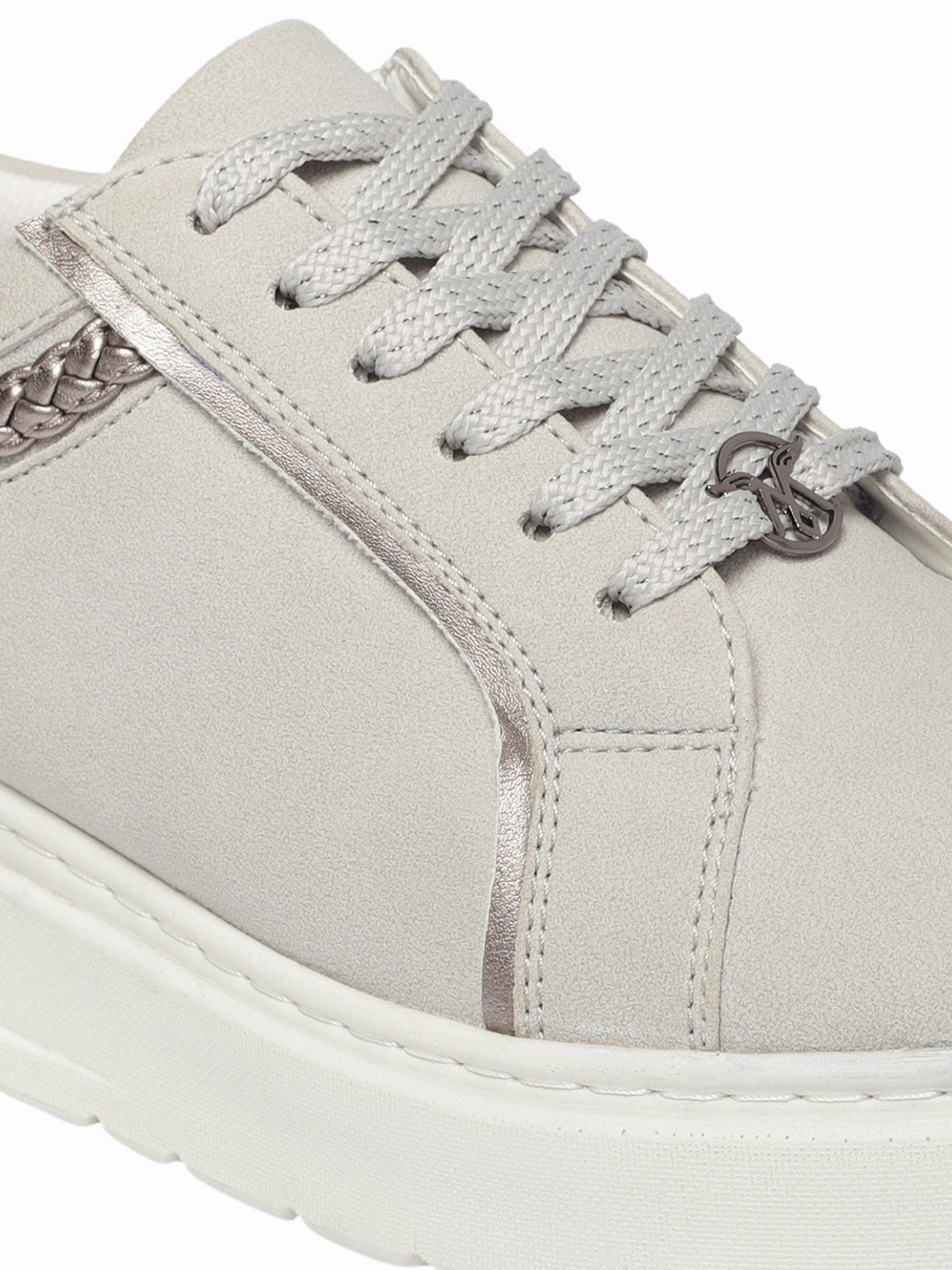 Kelsey Gun Metal Sneakers Sustainable Material Blend Walk Friendly