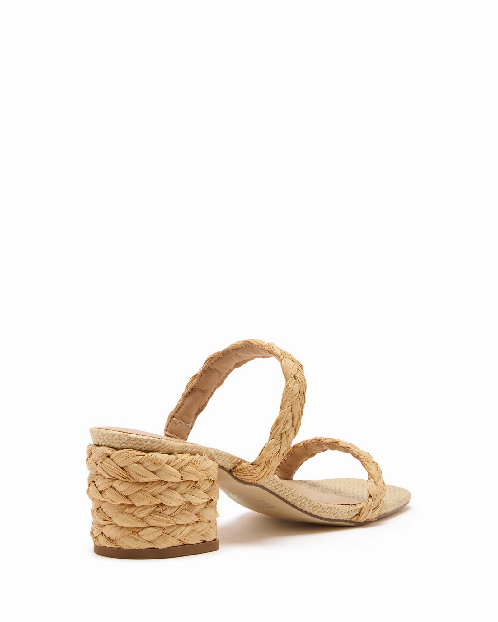 Heeled Evening Sandals Evening Mode Greta Natural Raffia *FINAL SALE*