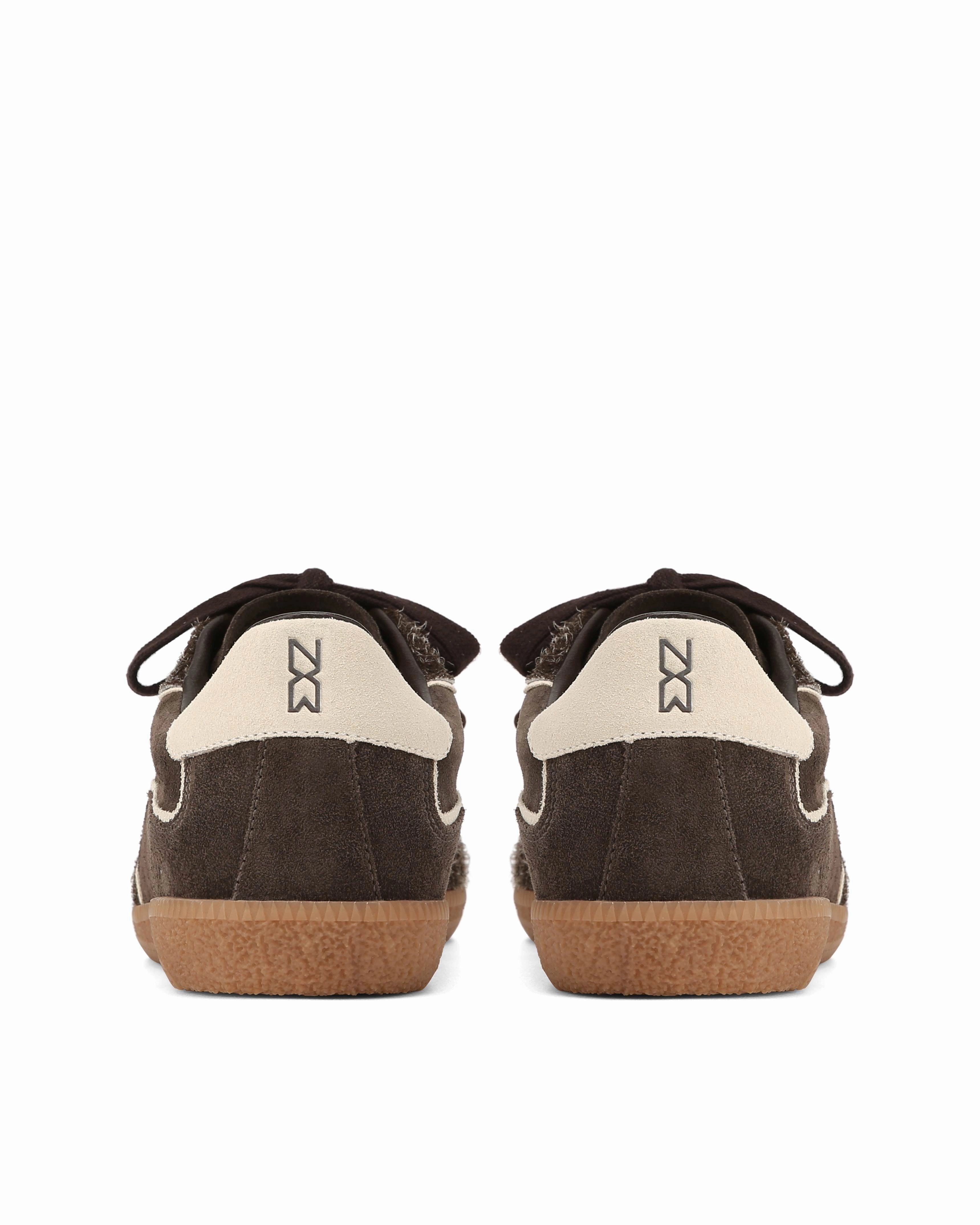 foldable Durable Rubber August-M Brown Rugged Suede