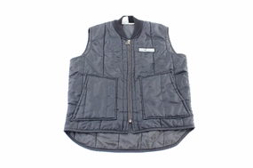 Harley Davidson Motorcycles Embroidered Black Zip Up Vest Minimalist Style