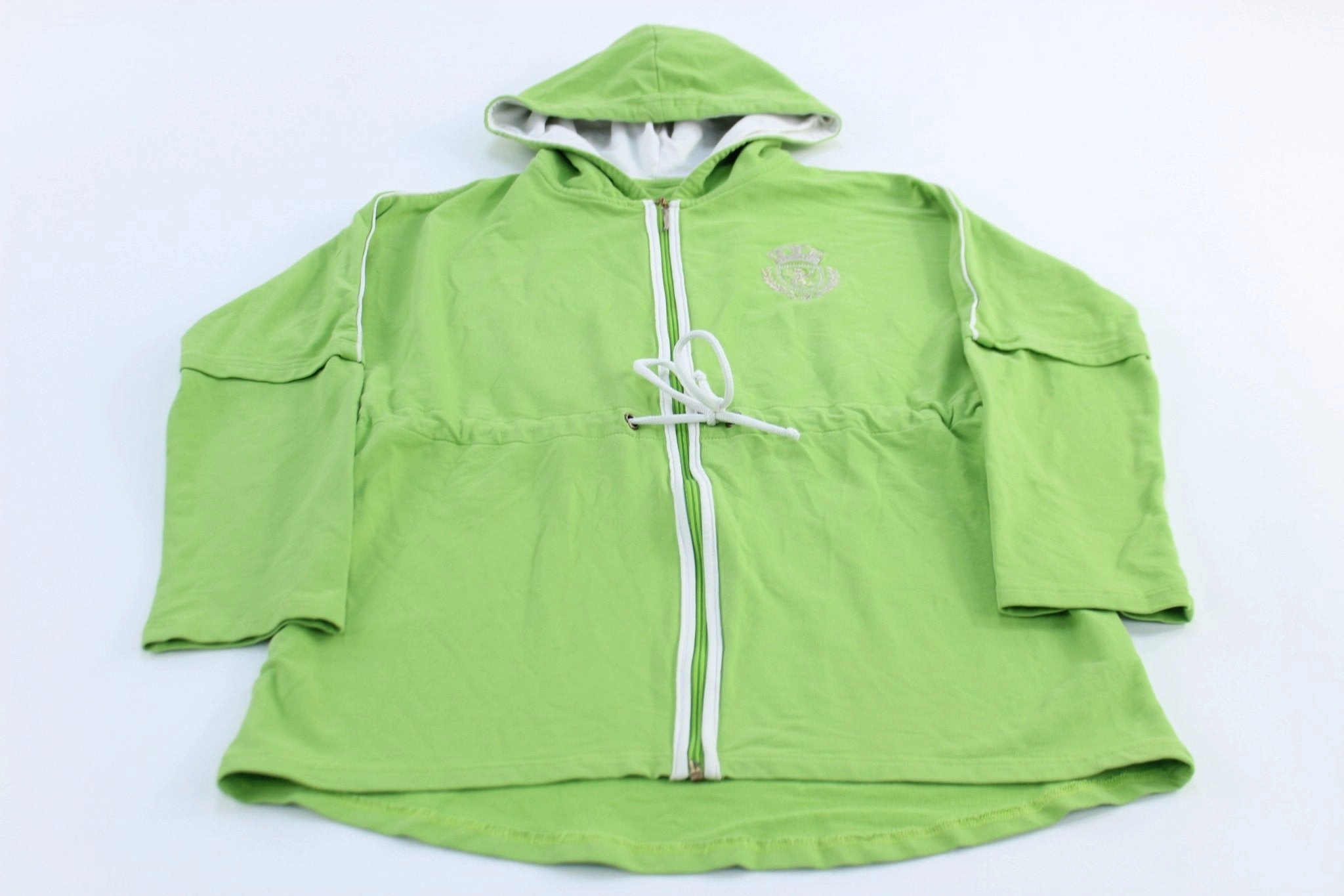 Organizer Streetwear Style Women's Juicy Couture Embroidered Green Hoodie