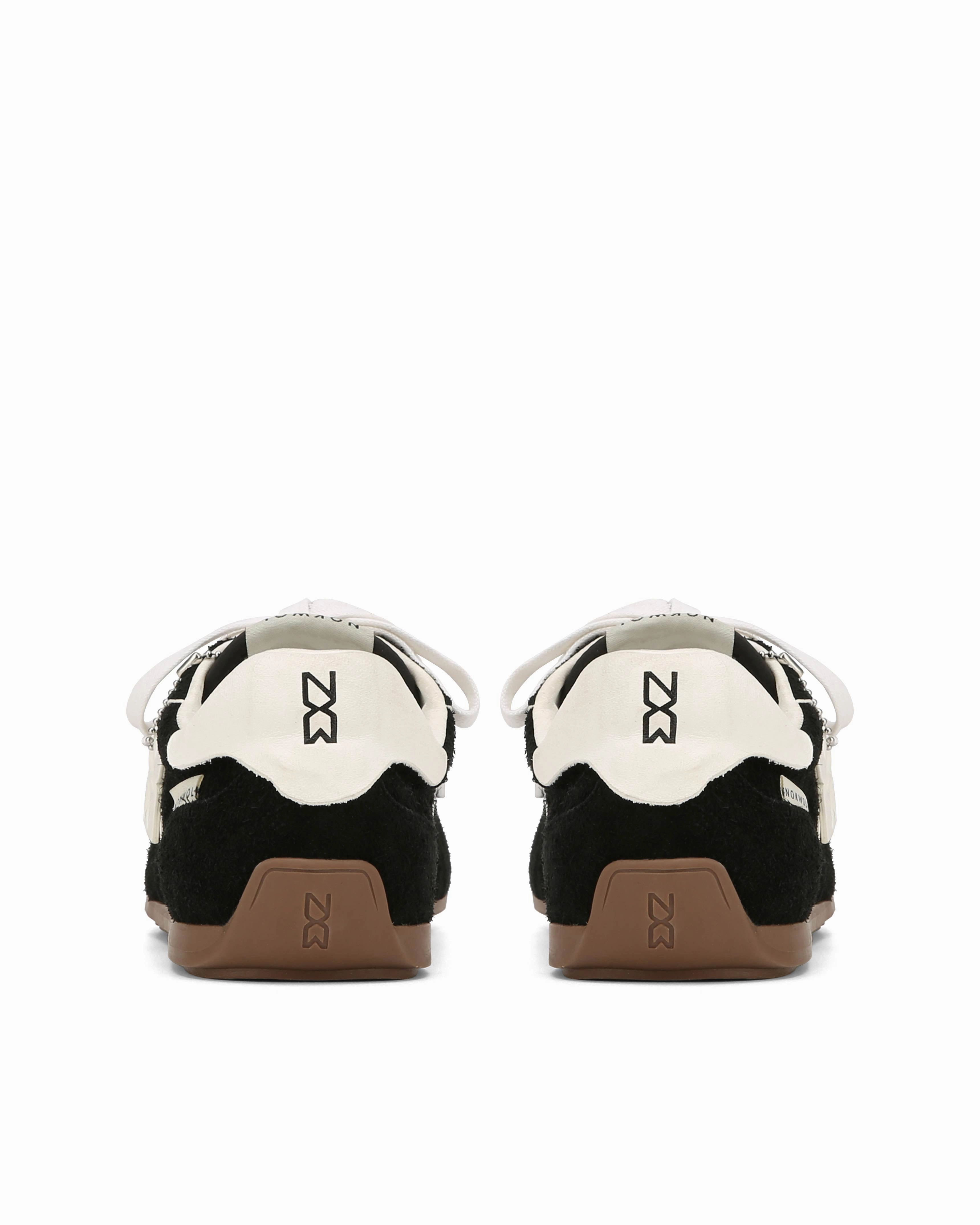 Relax Walk Smooth Movement Method-M Black Hairy Suede