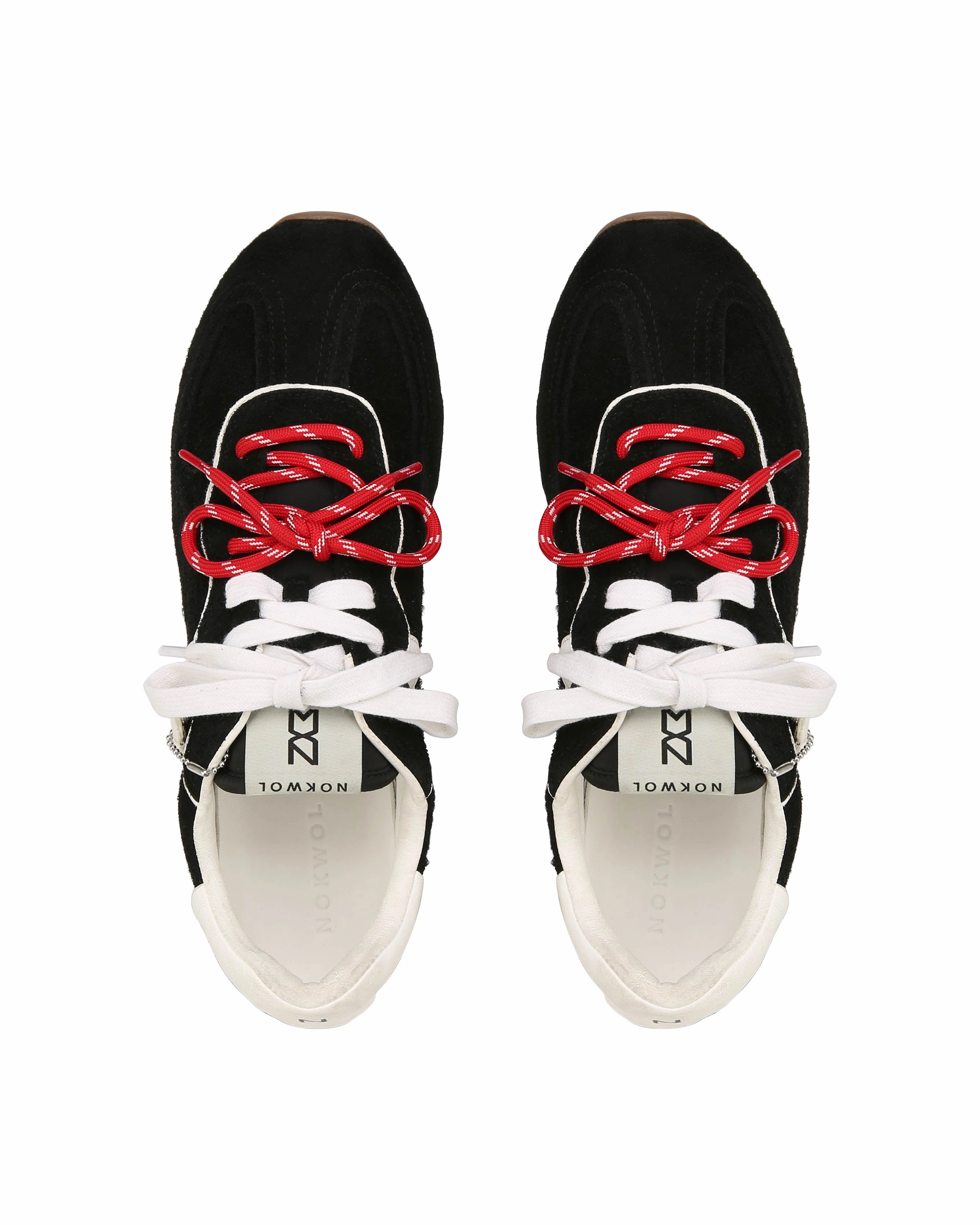 Exclusive breathability Method-M Black Hairy Suede