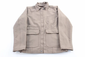 Women's Patagonia Embroidered Logo Beige Zip Up Jacket Survive