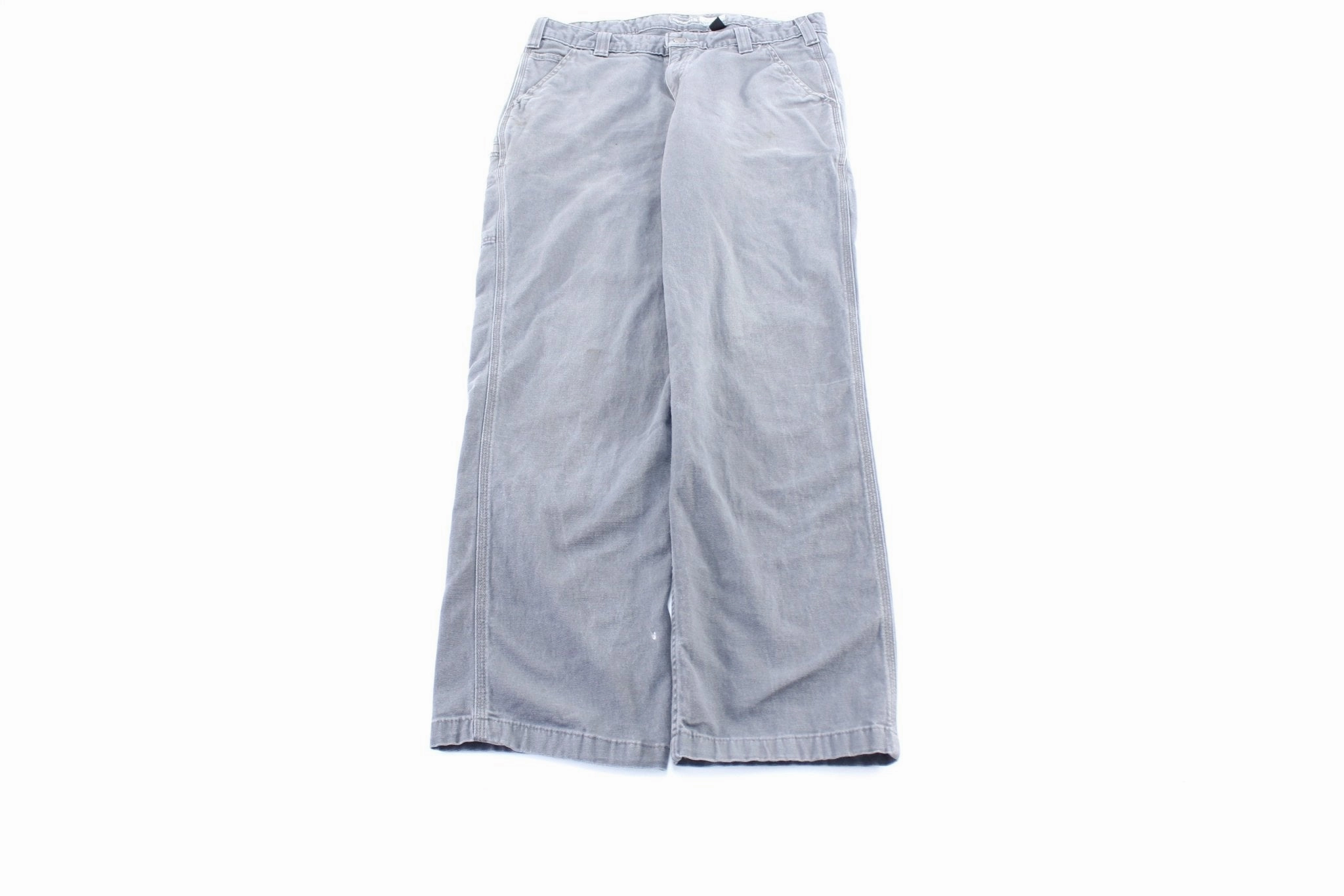 Carhartt Logo Patch Grey Carpenter Pants All Day Wear