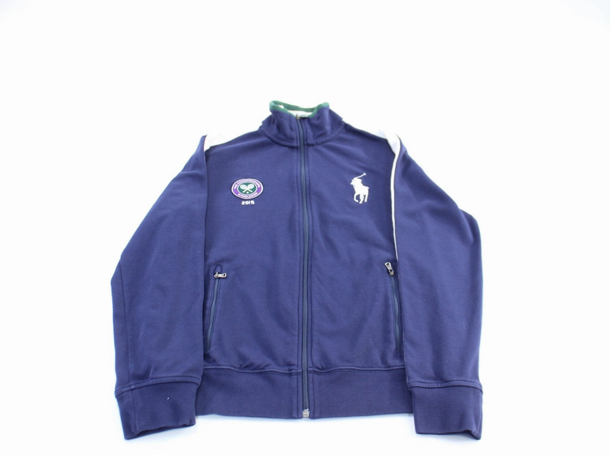 Polo by Ralph Lauren Embroidered Logo Tennis Wimbledon Zip Up Jacket Skiing