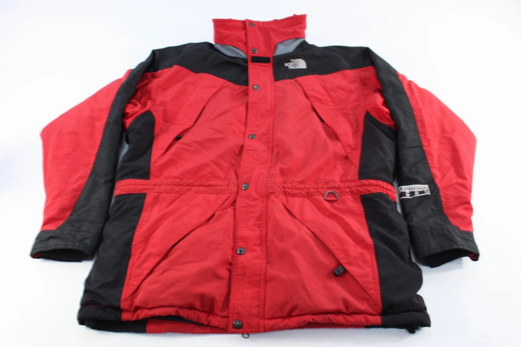 Sporty Layer The North Face Embroidered Logo Black & Red Extreme Light Zip Up Jacket