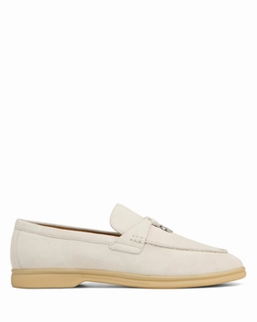 Jamie Off White Suede Step Calm Stylish Comfort Fit