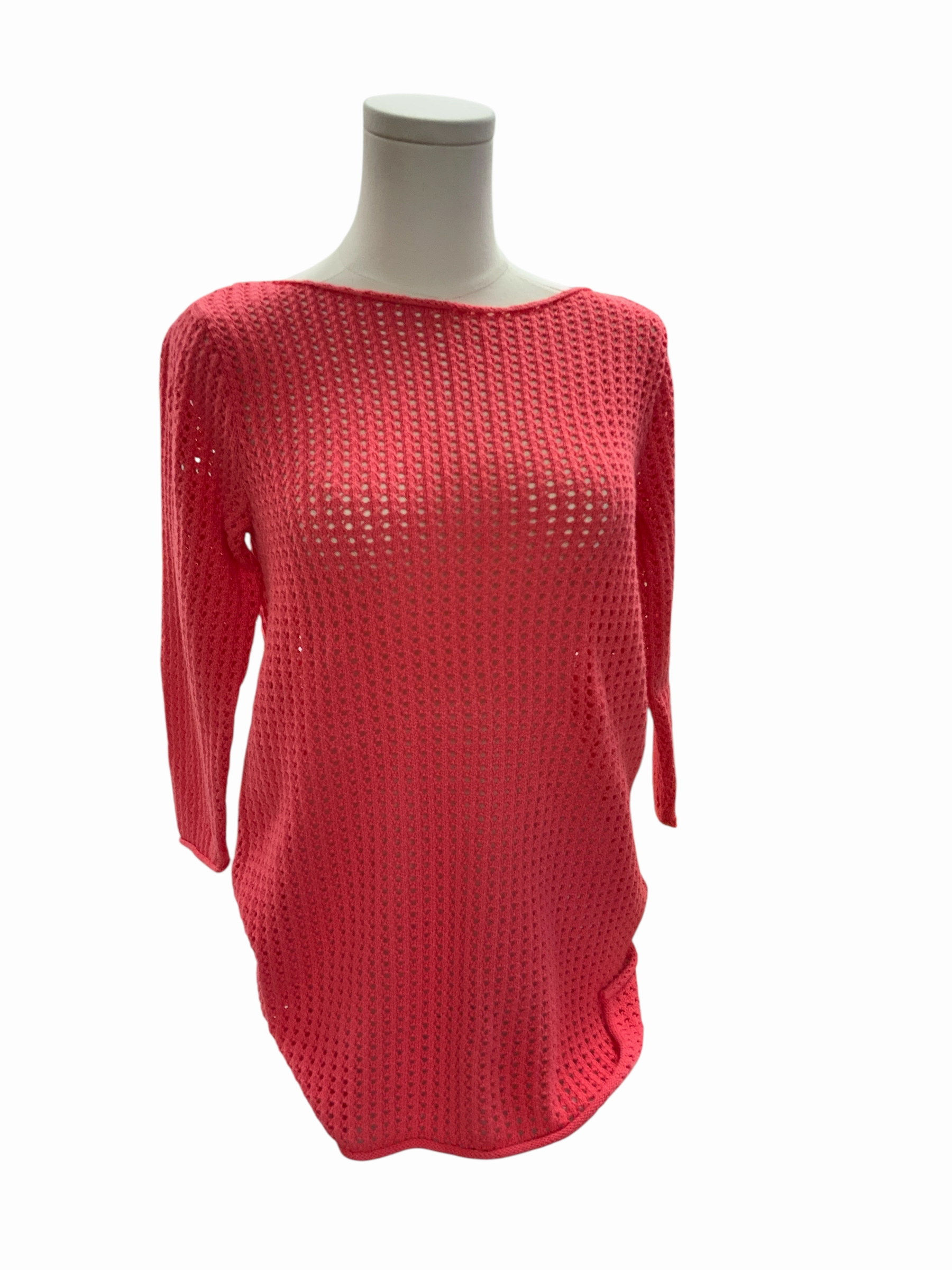 Timeless Cozy Jeanne Pierre Women's Sweater Pink M